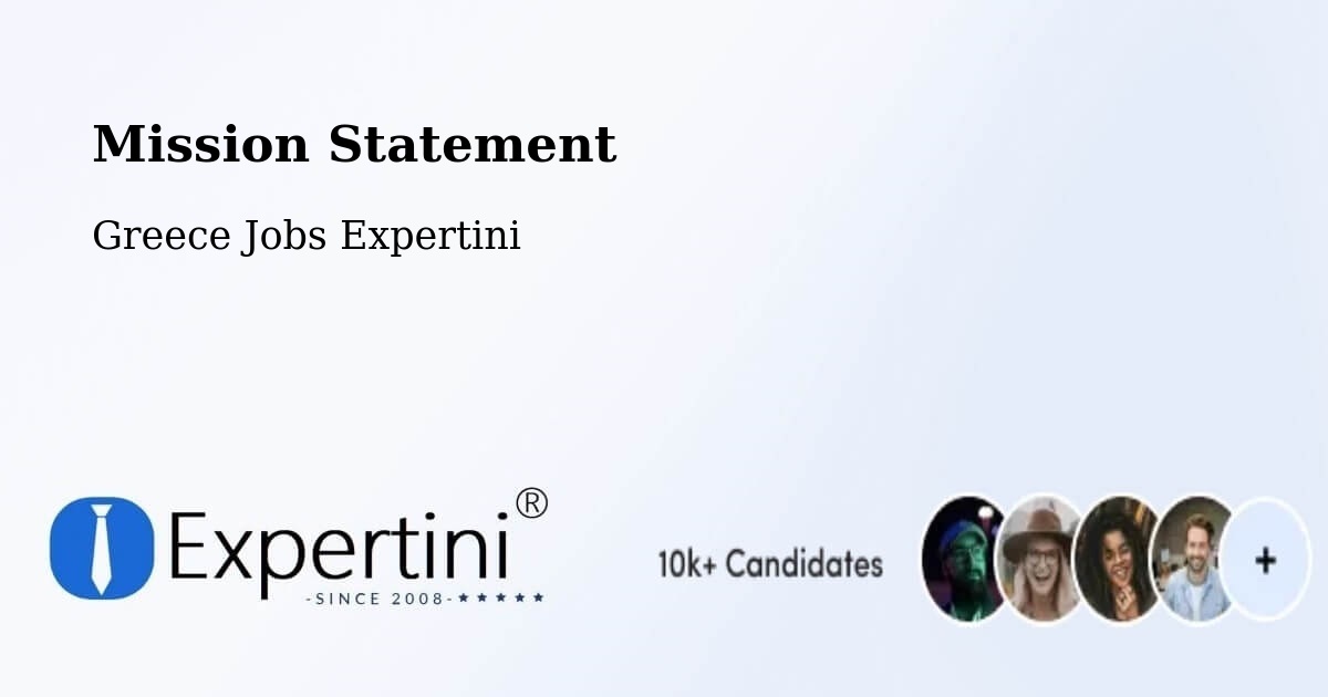 Corporate Mission – Kalós Agrós - Greece Jobs Expertini